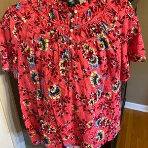 Loft blouse large euc